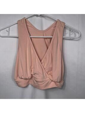 Kindred Bravely Blush Pink Nursing Bra/Crop Lounge Bra M-Busty